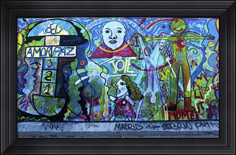 Framed Berlin Wall 2 Print