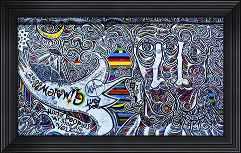 Framed Berlin Wall 5 Print