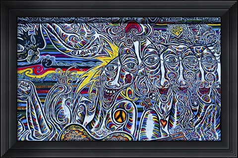 Framed Berlin Wall 6 Print