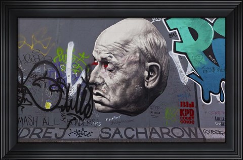 Framed Berlin Wall 7 Print