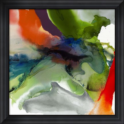 Framed Vibrant Terrain II Print