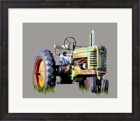 Framed Vintage Tractor VII Print