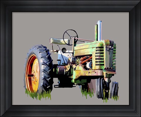 Framed Vintage Tractor VII Print