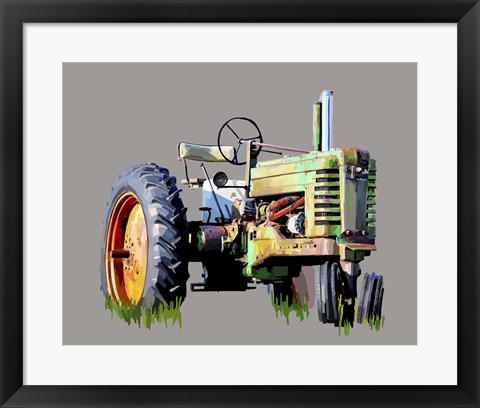 Framed Vintage Tractor VII Print