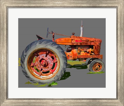 Framed Vintage Tractor XI Print
