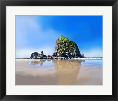 Framed Oregon Coast I Print