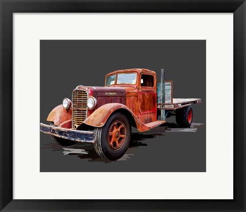 Framed Vintage Truck I Print
