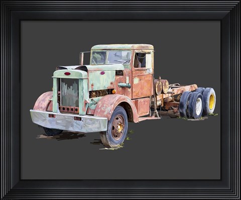Framed Vintage Truck III Print