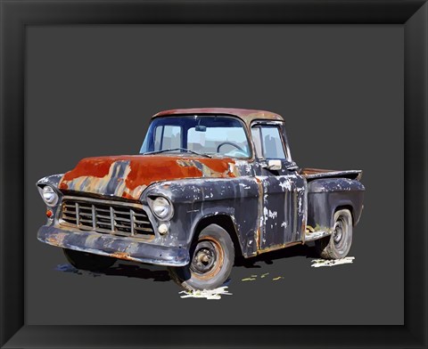 Framed Vintage Truck IV Print