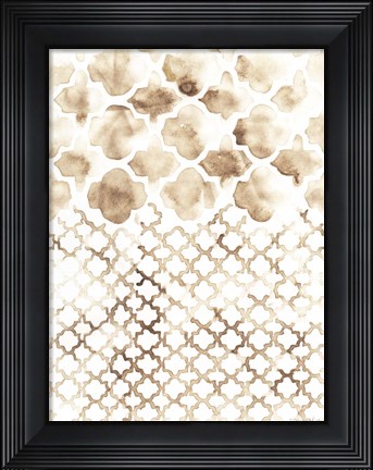 Framed Sepia Madras II Print