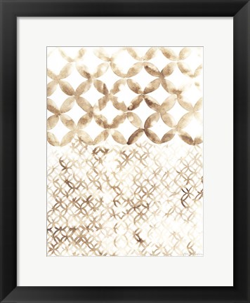 Framed Sepia Madras IV Print