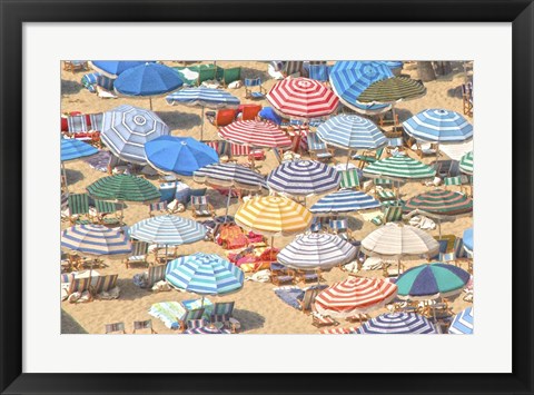 Framed Umbrellas I Print