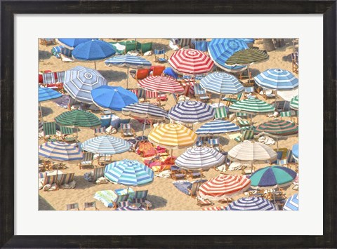 Framed Umbrellas I Print