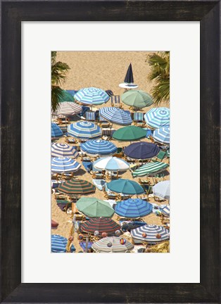Framed Umbrellas II Print