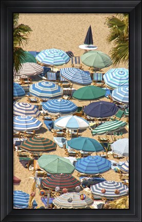 Framed Umbrellas II Print