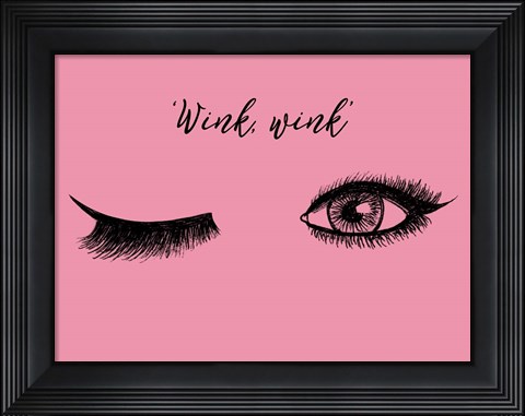 Framed Lash Chat IV Print