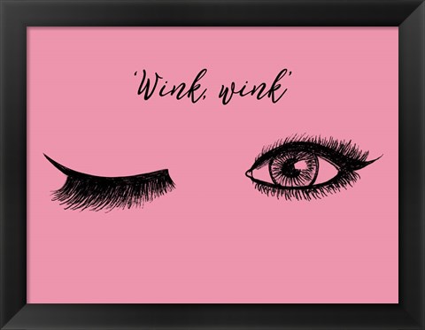 Framed Lash Chat IV Print