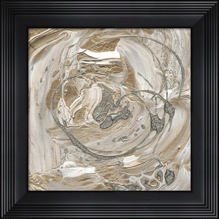 Framed Silver &amp; Gold I Print