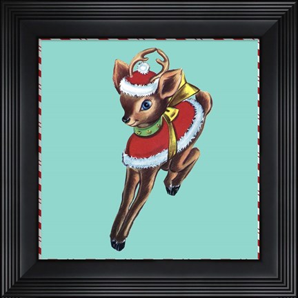 Framed 1955 Christmas III Print