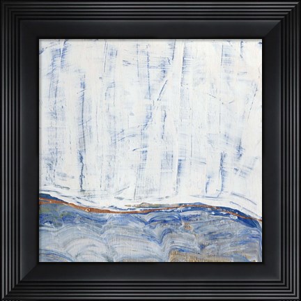 Framed Blue Highlands I Print