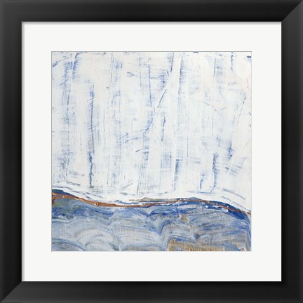 Framed Blue Highlands I Print