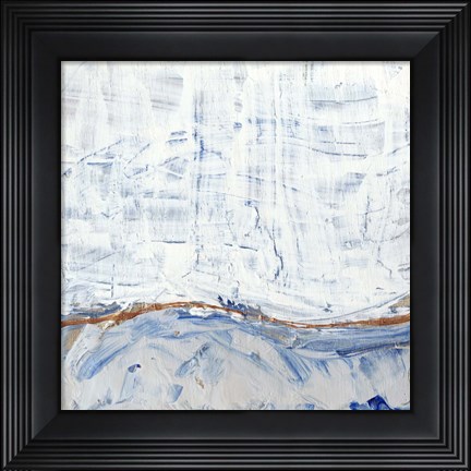 Framed Blue Highlands IV Print