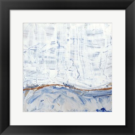 Framed Blue Highlands IV Print