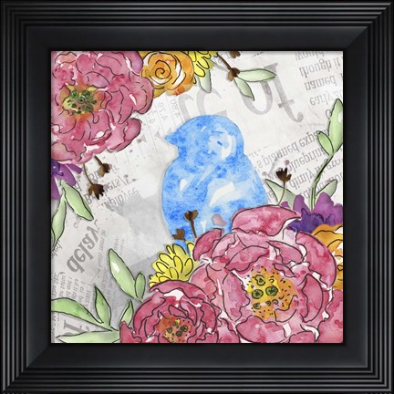 Framed Bloom &amp; Fly III Print