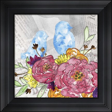 Framed Bloom &amp; Fly IV Print