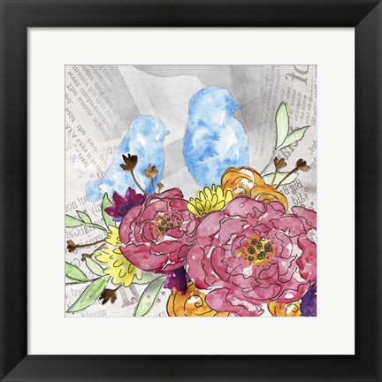 Framed Bloom &amp; Fly IV Print