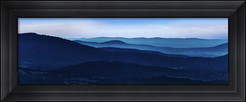 Framed Misty Mountains I Print