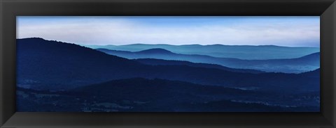 Framed Misty Mountains I Print