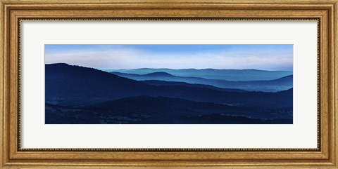 Framed Misty Mountains I Print