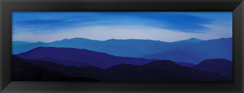 Framed Misty Mountains IV Print