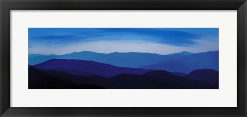 Framed Misty Mountains IV Print