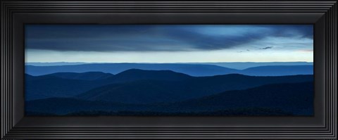 Framed Misty Mountains VI Print