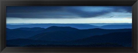 Framed Misty Mountains VI Print