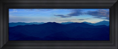 Framed Misty Mountains VII Print