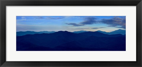 Framed Misty Mountains VII Print