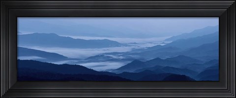Framed Misty Mountains VIII Print
