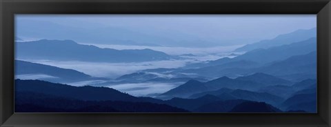 Framed Misty Mountains VIII Print