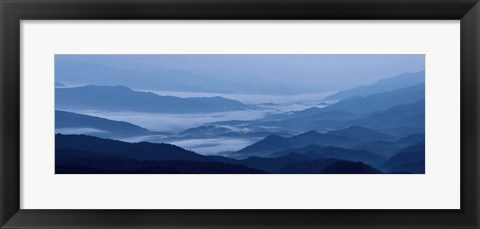 Framed Misty Mountains VIII Print