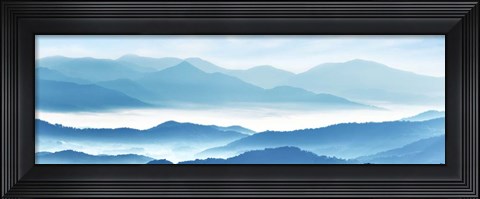 Framed Misty Mountains XI Print