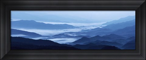 Framed Misty Mountains XIII Print