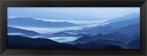 Framed Misty Mountains XIII Print