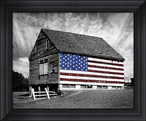Framed Flags of Our Farmers XIV Print