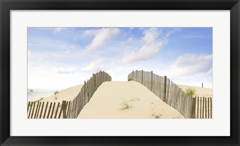 Framed Beach Photography X Print