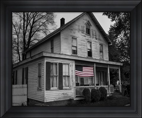 Framed Flags of Our Farmers I Print