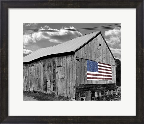 Framed Flags of Our Farmers IV Print