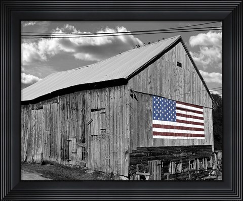Framed Flags of Our Farmers IV Print